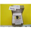 Image 2 : MENS 10K RING WITH LARGE SYNTHETIC STONE SIZE 9.5