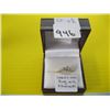 Image 2 : LADIES 14K RING WITH 3 DIAMONDS SIZE 7.5