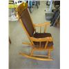 Image 2 : WOODEN ROCKING CHAIR