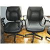 Image 1 : 2 BLACK SWIVEL OFFICE CHAIRS