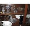 Image 2 : 2 SHELVES OF ASST. MISC. GLASSWARE, CHINA, ETC.