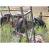 Image 2 : LG. LOT OF ASST. SCRAP FORKLIFT FORKS, RIMS, BUMPERS, ETC.