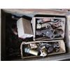 Image 2 : WOODEN CHEST WITH ASST. TOOLS, PIPE CUTTERS, ETC.