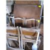 Image 1 : ANTIQUE DINING TABLE WITH 4 CHAIRS, ROUGH