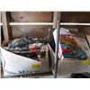 Image 1 : 3 BOXES OF MISC. TOYS, GAMES, RECORD PLAYER, ETC.