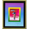 Image 2 : Peter Max- Original Lithograph "Sage with Umbrella and Cane on Blends"