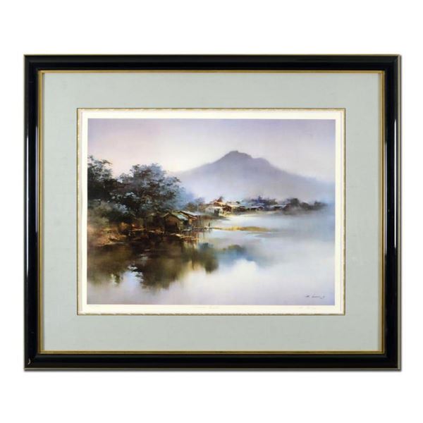 H. Leung, "Summer Quiet" Framed Limited Edition, Numbered 335/1000 and Hand Signed with Letter of Au