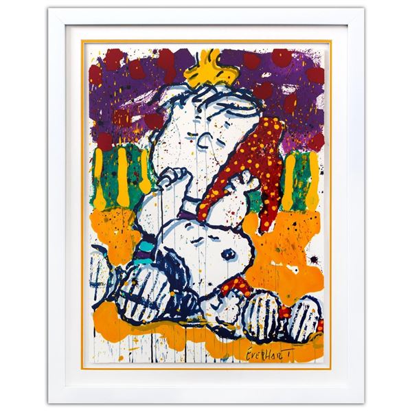 Tom Everhart- Hand Pulled Original Lithograph "Who Placed the Wake Up Call"
