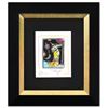 Image 1 : Peter Max- Original Mixed Media with Watercolor and Color Pencil "Sage With Cane III (B&W Series)"