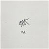 Image 2 : Steve Kaufman (1960-2010) "To Hell and Back ($100)" Hand Signed Hand Pulled silkscreen mixed media o