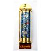 Image 1 : Marc Chagall - Mezuzah - silkscreen on 24K gold plated bronze "12 Tribes Hadassah Windows - Reuben"