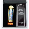 Image 2 : Marc Chagall - Mezuzah - silkscreen on 24K gold plated bronze "12 Tribes Hadassah Windows - Reuben"
