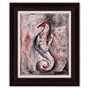 Image 1 : Marta Wiley, Framed Original Mixed Media Painting on Canvas with Letter of Authenticity. (Unsigned)