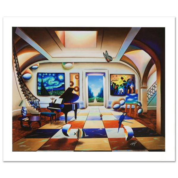 "Elegant Music" Limited Edition Giclee on Canvas by Ferjo, Numbered and Hand Signed by the Artist. I