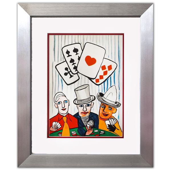 Alexander Calder- Lithograph "DLM212 - Joueurs de cartes I"