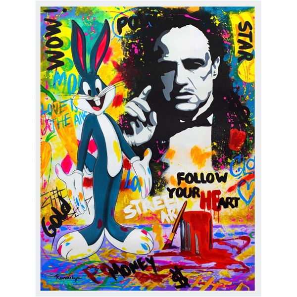 Nastya Rovenskaya- Mixed Media "The Godfather"