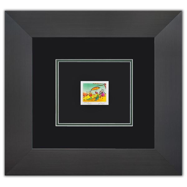 Peter Max- Original Lithograph "Sage Sailboat and vase serie 1"