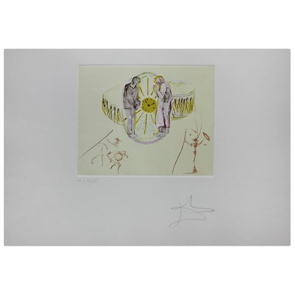 Salvador Dali- Lithograph with original collages with original etchings "One's Identity"