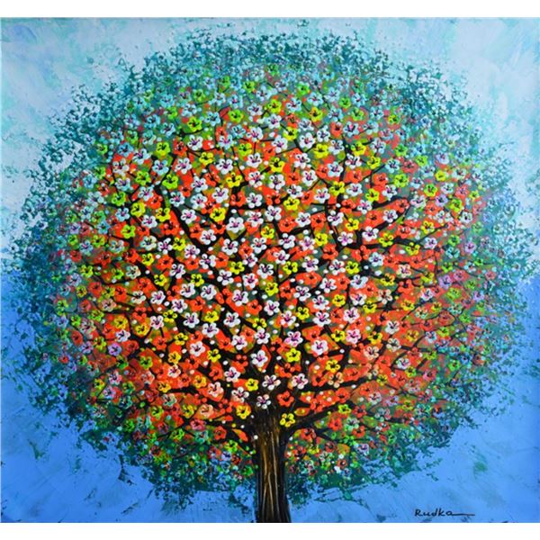 Rudka- Acrylic on Canvas "Untitled"