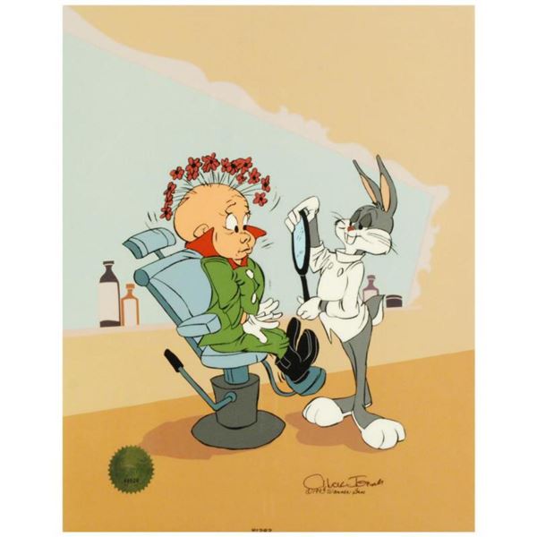 "Rabbit of Seville III" Sold Out. Limited Edition Animation Cel with Hand Painted Color. Numbered an