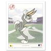 Image 1 : "Bugs Bunny Pitching with the Yankees" is a Limited Edition Sericel from Warner Bros.. Includes Cert