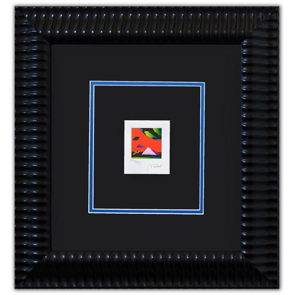 Peter Max- Original Lithograph "Jumper with Two Pyramids (Mini)"