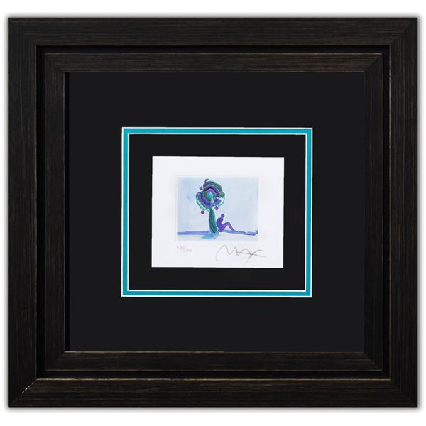 Peter Max- Original Lithograph "Figure Under Tree (Mini)"