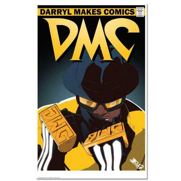 "DMC The All-Time Great" is a Numbered Chromatic Pigment Ink Limited Edition, Hand Signed by Darryl 