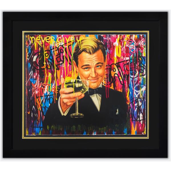 Nastya Rovenskaya- Original Mixed Media on Paper "The Great Gatsby"
