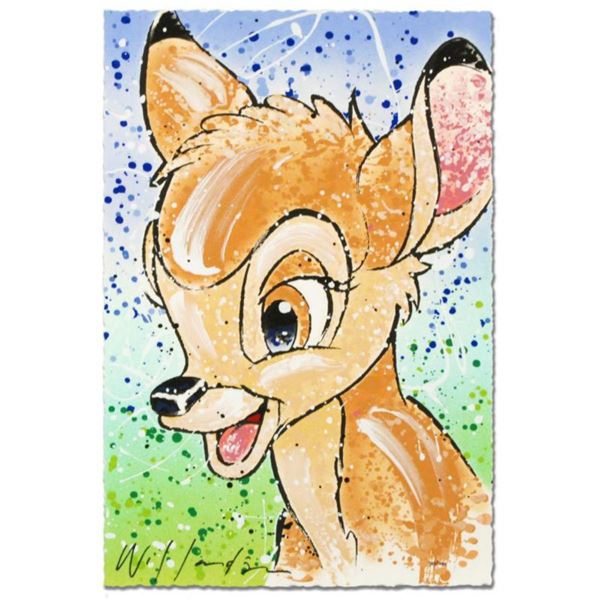 "Bambi the Buck Stops Here" Disney Limited Edition Serigraph by David Willardson, Numbered and Hand 