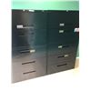 Image 2 : 2 X GLOBAL BLACK 5 DRW. LATERAL FILE CABINETS AND WINE RACK