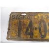 Image 2 : 1933 Sask License Plate