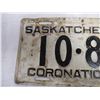 Image 2 : 1937 Sask License Plate