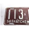 Image 2 : 1949 Sask License Plate