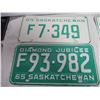 Image 4 : 10 Farm Plates - Saskatchewan 1960-69