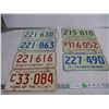 Image 1 : 7 Sask License Plates - 1970-71-72-73-74-75-76