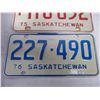 Image 5 : 7 Sask License Plates - 1970-71-72-73-74-75-76