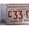 Image 6 : 7 Sask License Plates - 1970-71-72-73-74-75-76