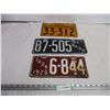 Image 1 : 1926,27,29 Sask License Plates