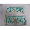 Image 2 : Sask License Plates -1977,78,79 stickers