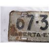 Image 2 : 1949 Alberta License Plate