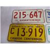 Image 2 : 1967,68,75,76 Sask License Plates
