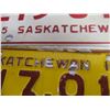 Image 4 : 1967,68,75,76 Sask License Plates
