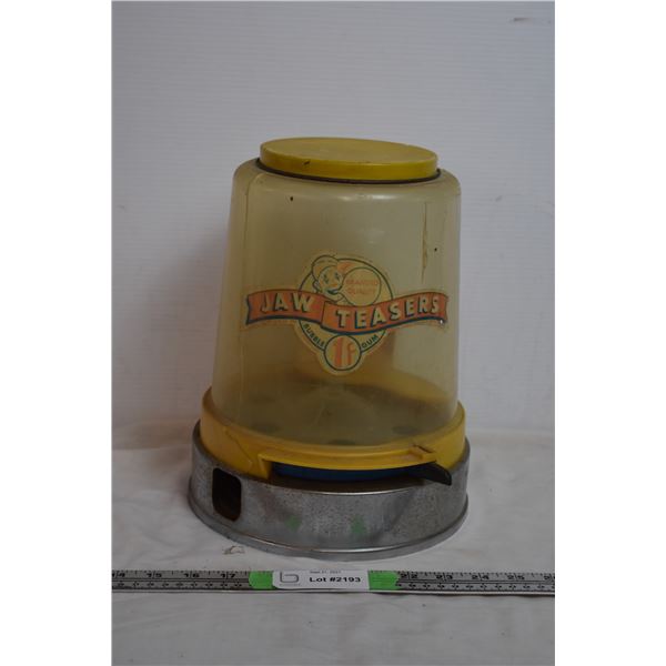 vintage gumball dispenser