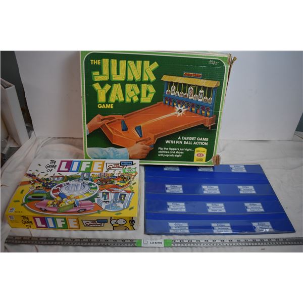 Junk Yard Game with Simpsons Life + Lottery Ticket holder