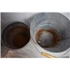 Image 2 : 3 Galvanized Pails