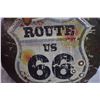 Image 2 : Route 66 bottle cap tin sign