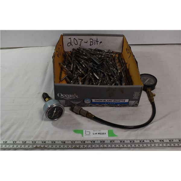 Drill bits & 2 compression testers