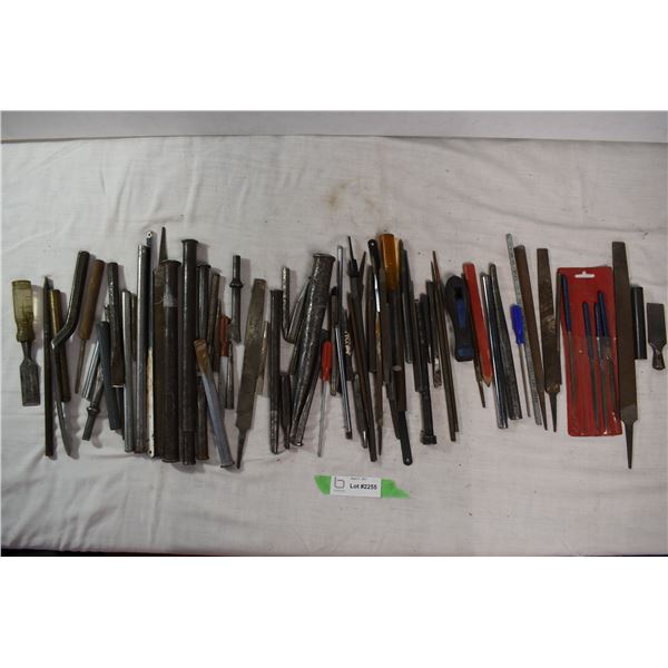 Files, chisels, hole punches
