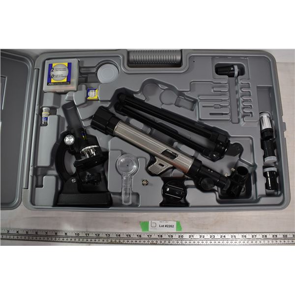 Telescope & microsope set (missing parts)